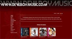 Desktop Screenshot of devilboymusic.com